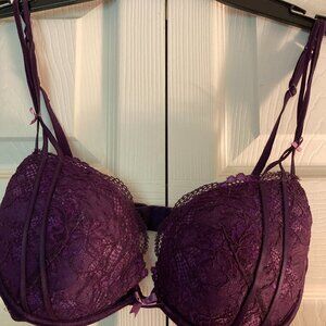 Adore Me 32D purple bra